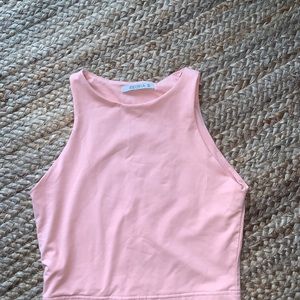 Reoria Pink Tank Crop, Small, NWOT